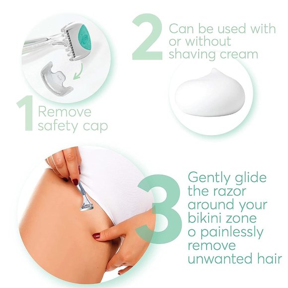 Kai About Body Bikini Shavers - Gentle Razors for Shaving - Picture 5 of 7